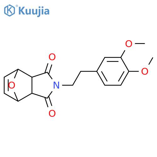 4-[2-(3,4-dimethoxyphenyl)ethyl]-10-oxa-4-azatricyclo[5.2.1.0^{2,6}]dec-8-ene-3,5-dione structure