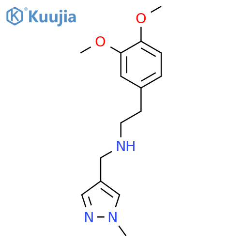 2-(3,4-dimethoxyphenyl)ethyl(1-methyl-1H-pyrazol-4-yl)methylamine structure