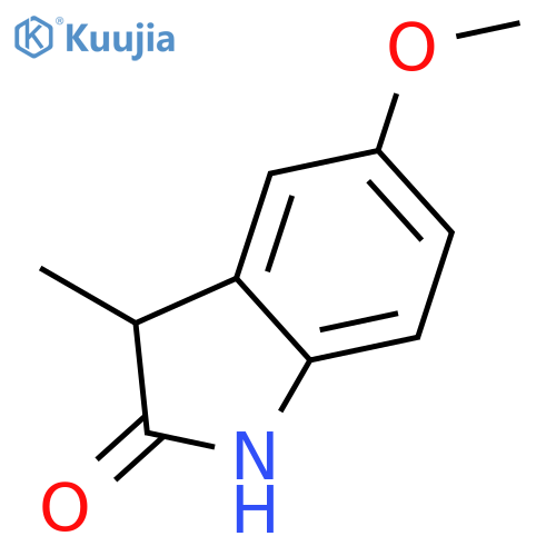 1,3-dihydro-5-methoxy-3-methyl-2H-Indol-2-one structure