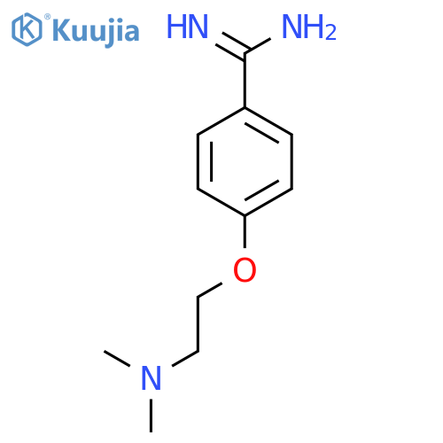 4-2-(Dimethylamino)ethoxybenzene-1-carboximidamide structure