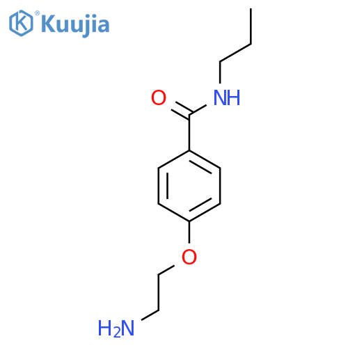 4-(2-Aminoethoxy)-N-propylbenzamide structure
