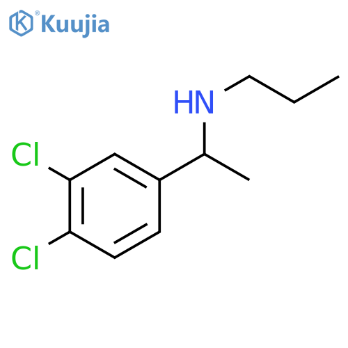 Benzenemethanamine, 3,4-dichloro-α-methyl-N-propyl- structure
