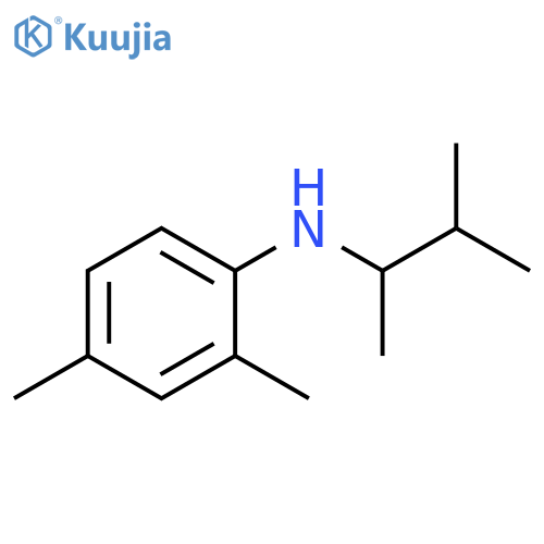 2,4-dimethyl-N-(3-methylbutan-2-yl)aniline structure