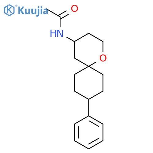 N-(9-phenyl-1-oxaspiro[5.5]undecan-4-yl)acetamide structure
