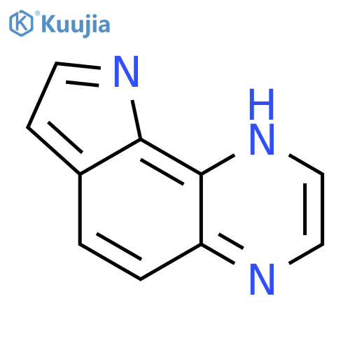 1H-Pyrrolo[2,3-f]quinoxaline(9CI) structure