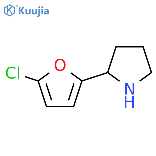 2-(5-chlorofuran-2-yl)pyrrolidine structure