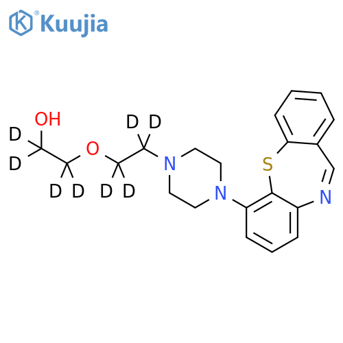 Quetiapine-d8 Hemifumarate structure