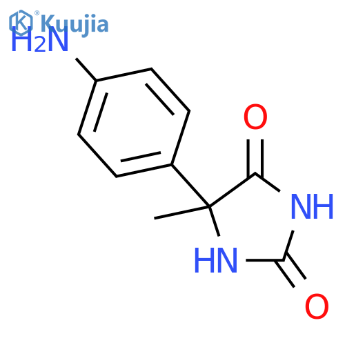5-(4-Amino-phenyl)-5-methyl-imidazolidine-2,4-dione structure