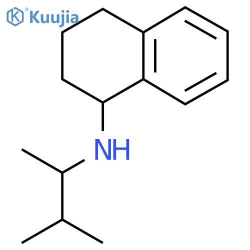 N-(3-Methylbutan-2-yl)-1,2,3,4-tetrahydronaphthalen-1-amine structure