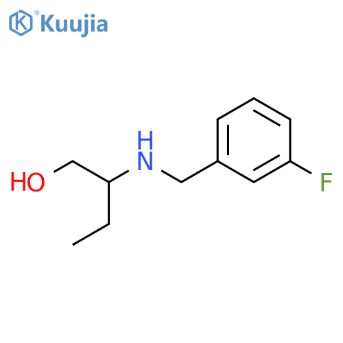 2-{(3-fluorophenyl)methylamino}butan-1-ol structure