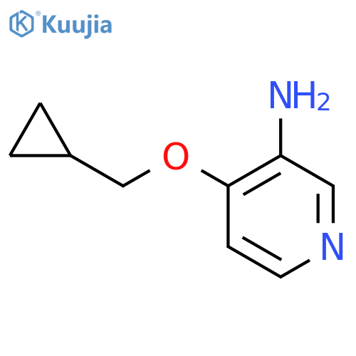 4-(cyclopropylmethoxy)pyridin-3-amine structure