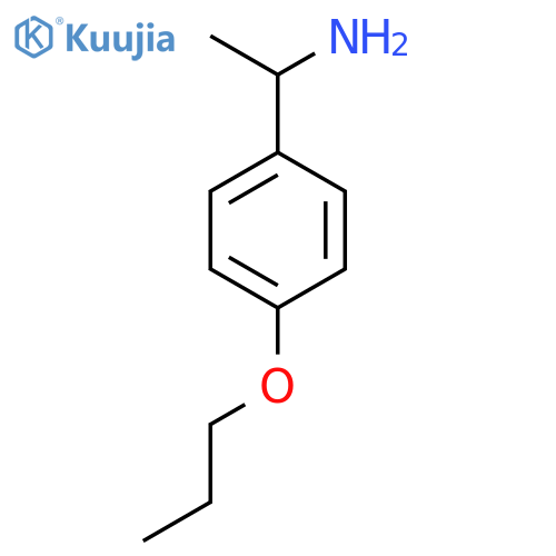 1-(4-Propoxyphenyl)ethanamine structure