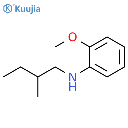 2-methoxy-N-(2-methylbutyl)aniline structure