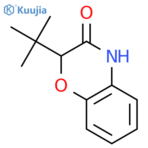 2-tert-butyl-3,4-dihydro-2H-1,4-benzoxazin-3-one structure