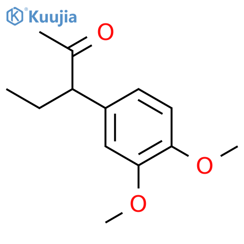 3-(3,4-Dimethoxyphenyl)pentane-2-one structure