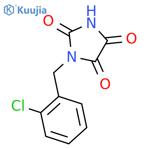 Imidazolidinetrione, [(2-chlorophenyl)methyl]- structure