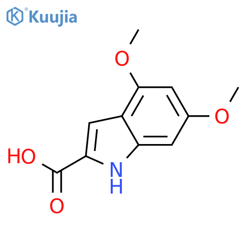 4,6-dimethoxy-1H-Indole-2-carboxylic acid structure