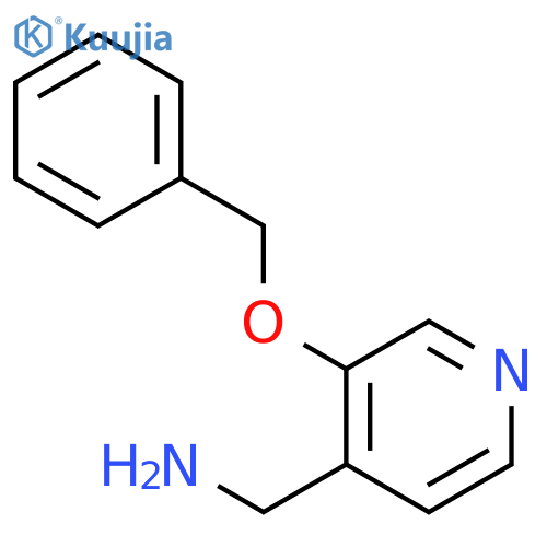 (3-(benzyloxy)pyridin-4-yl)methanamine structure
