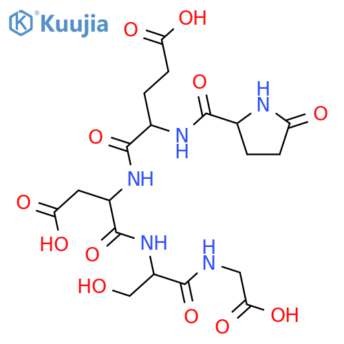Glycine,5-oxo-L-prolyl-L-a-glutamyl-L-a-aspartyl-L-seryl- (9CI) structure