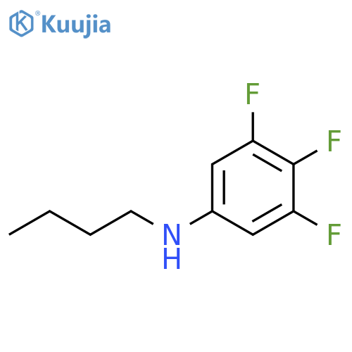 N-butyl-3,4,5-trifluoroaniline structure