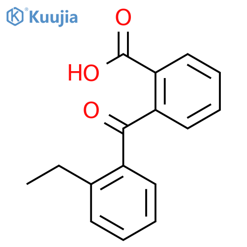 2-(2-ethylbenzoyl)benzoic Acid structure