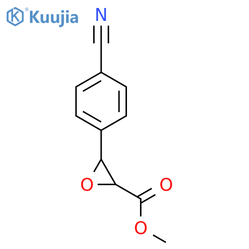 methyl 3-(4-cyanophenyl)oxirane-2-carboxylate structure