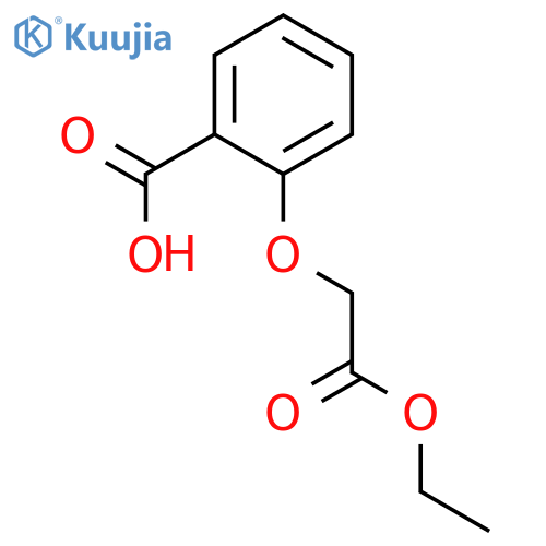 2-(2-ethoxy-2-oxoethoxy)benzoic acid structure