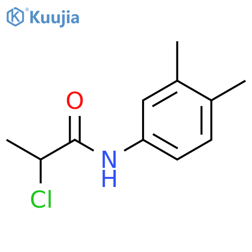 2-Chloro-N-(3,4-dimethylphenyl)propanamide structure