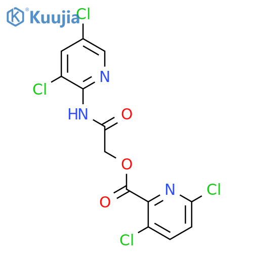 [(3,5-Dichloropyridin-2-YL)carbamoyl]methyl 3,6-dichloropyridine-2-carboxylate structure