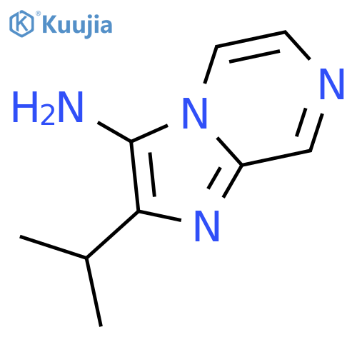2-(1-methylethyl)-Imidazo[1,2-a]pyrazin-3-amine structure