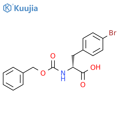 Cbz-4-bromo-d-phenylalanine structure