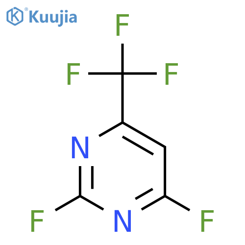 2,4-difluoro-6-(trifluoromethyl)pyrimidine structure