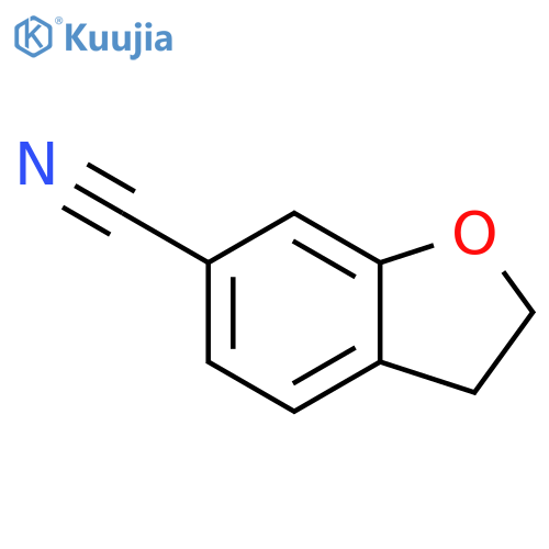2,3-dihydrobenzofuran-6-carbonitrile structure