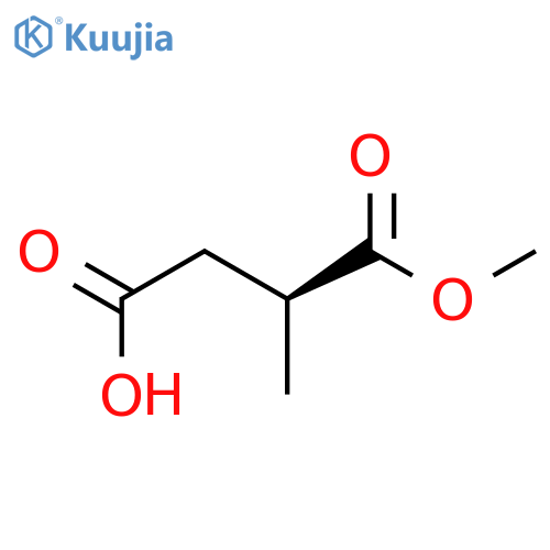 Butanedioic acid,2-methyl-, 1-methyl ester, (2S)- structure