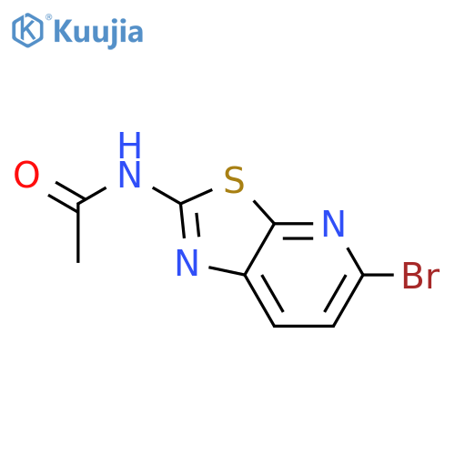 N-(5-Bromothiazolo5,4-bpyridin-2-yl)acetamide structure