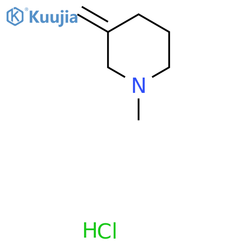 1-Methyl-3-methylenepiperidine hydrochloride structure