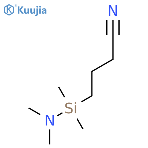 Butanenitrile,4-[(dimethylamino)dimethylsilyl]- structure