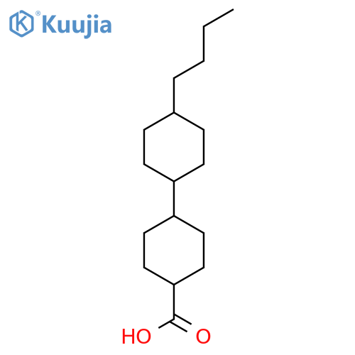 trans-4-(trans-4-Butylcyclohexyl)Cyclohexanecarboxylic Acid structure