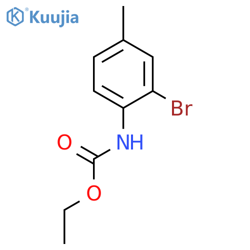 ethyl N-(2-bromo-4-methylphenyl)carbamate structure