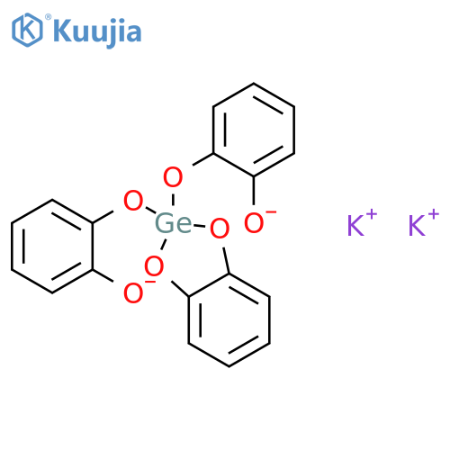 Germanate(2-),tris[1,2-benzenediolato(2-)-kO,kO']-, dipotassium, (OC-6-11)-(9CI) structure