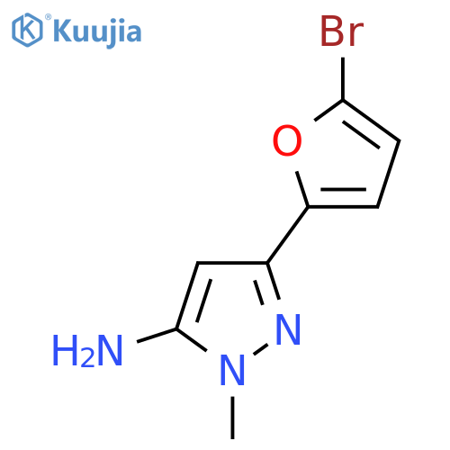 3-(5-Bromofuran-2-yl)-1-methyl-1h-pyrazol-5-amine structure