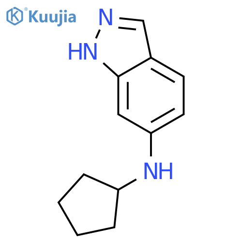 N-Cyclopentyl-1H-indazol-6-amine structure