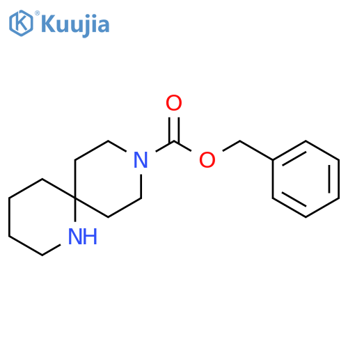 Benzyl 1,9-diazaspiro[5.5]undecane-9-carboxylate structure
