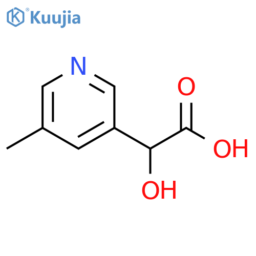 2-hydroxy-2-(5-methylpyridin-3-yl)acetic acid structure