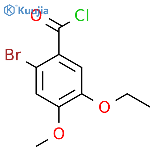 2-Bromo-5-ethoxy-4-methoxybenzoyl chloride structure