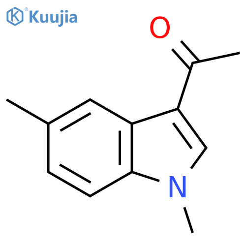1-(1,5-dimethyl-1H-indol-3-yl)ethan-1-one structure