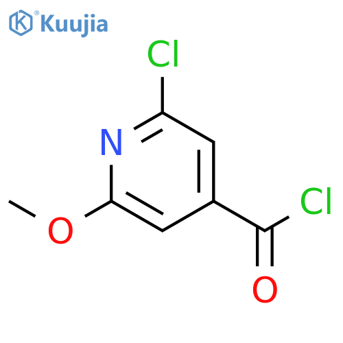 2-Chloro-6-methoxypyridine-4-carbonyl chloride structure