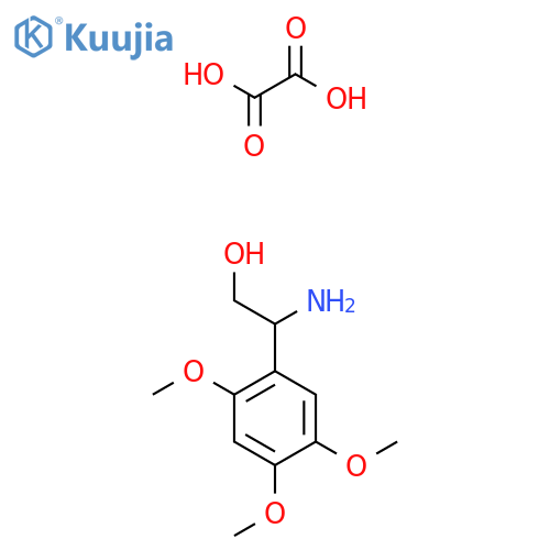 2-Amino-2-(2,4,5-trimethoxyphenyl)ethanol oxalate structure