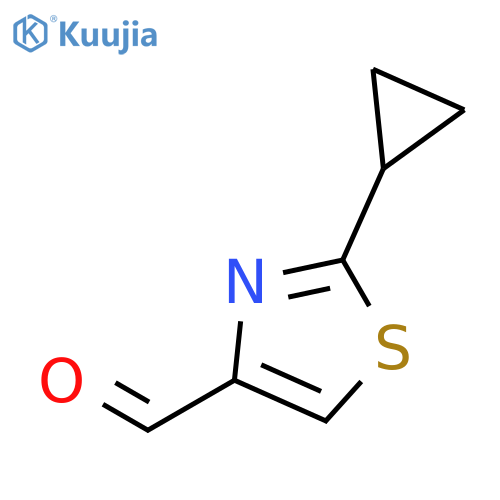2-cyclopropyl-1,3-thiazole-4-carbaldehyde structure
