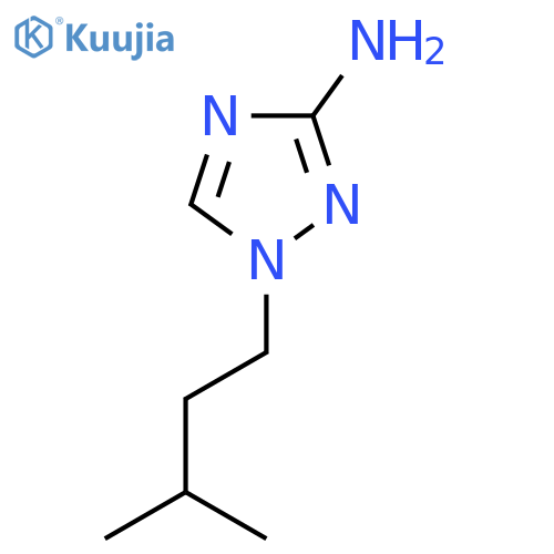 1-(3-Methylbutyl)-1H-1,2,4-triazol-3-amine structure